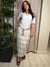Gonna tulle in pizzo con balze art. S26G553
