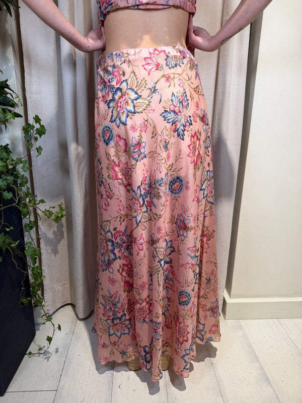 Gonna lunga fantasia fiori ART 39317