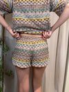 Shorts traforato multicolor TAB2280