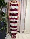 Abito in maglia a righe ART 7AB7095