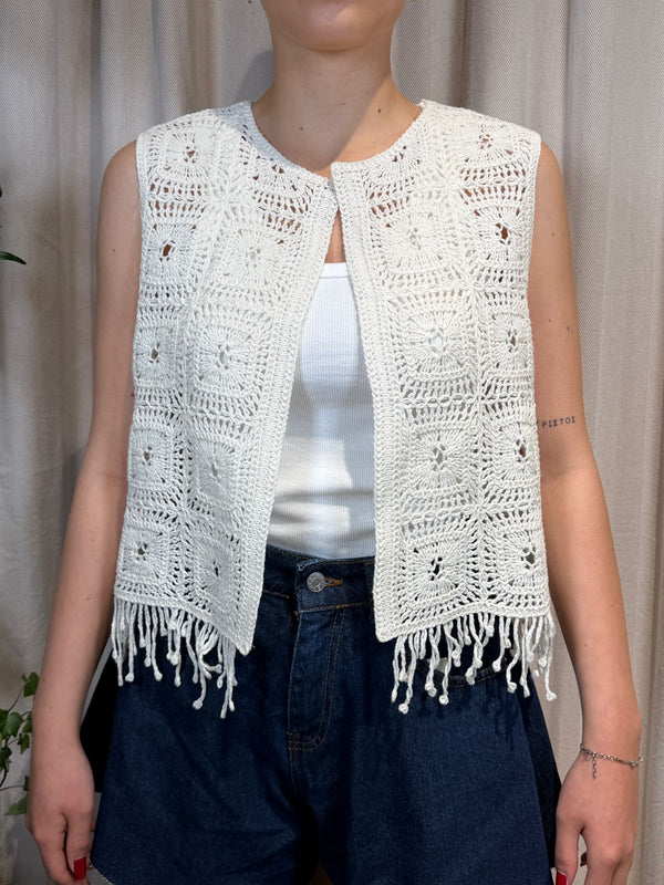 Gilet in Crochet ART. 5AB5026