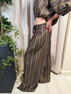 Pantalone moro gessato giallo TAB2364